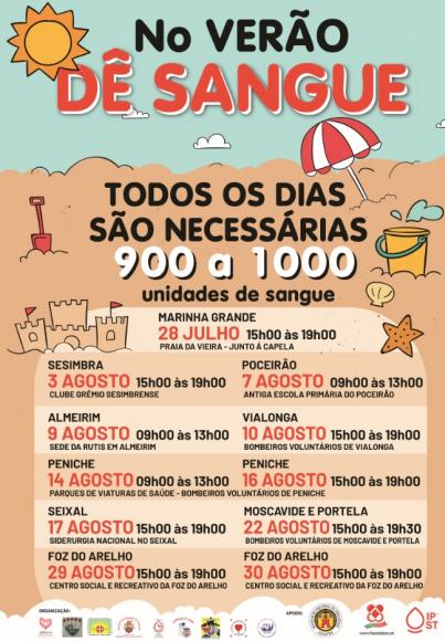Campanha de Verão 2022 - Colheitas de Sangue