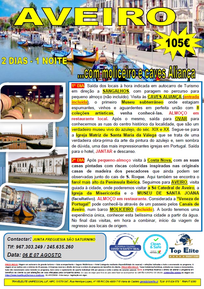 VIAGEM A AVEIRO
