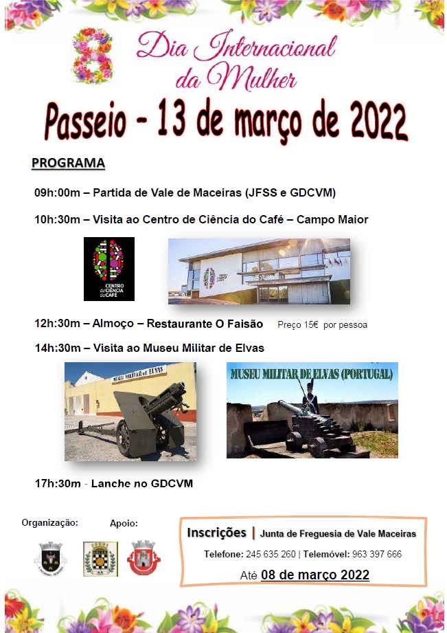 DIA INTERNACIONAL DA MULHER ׀ PASSEIO